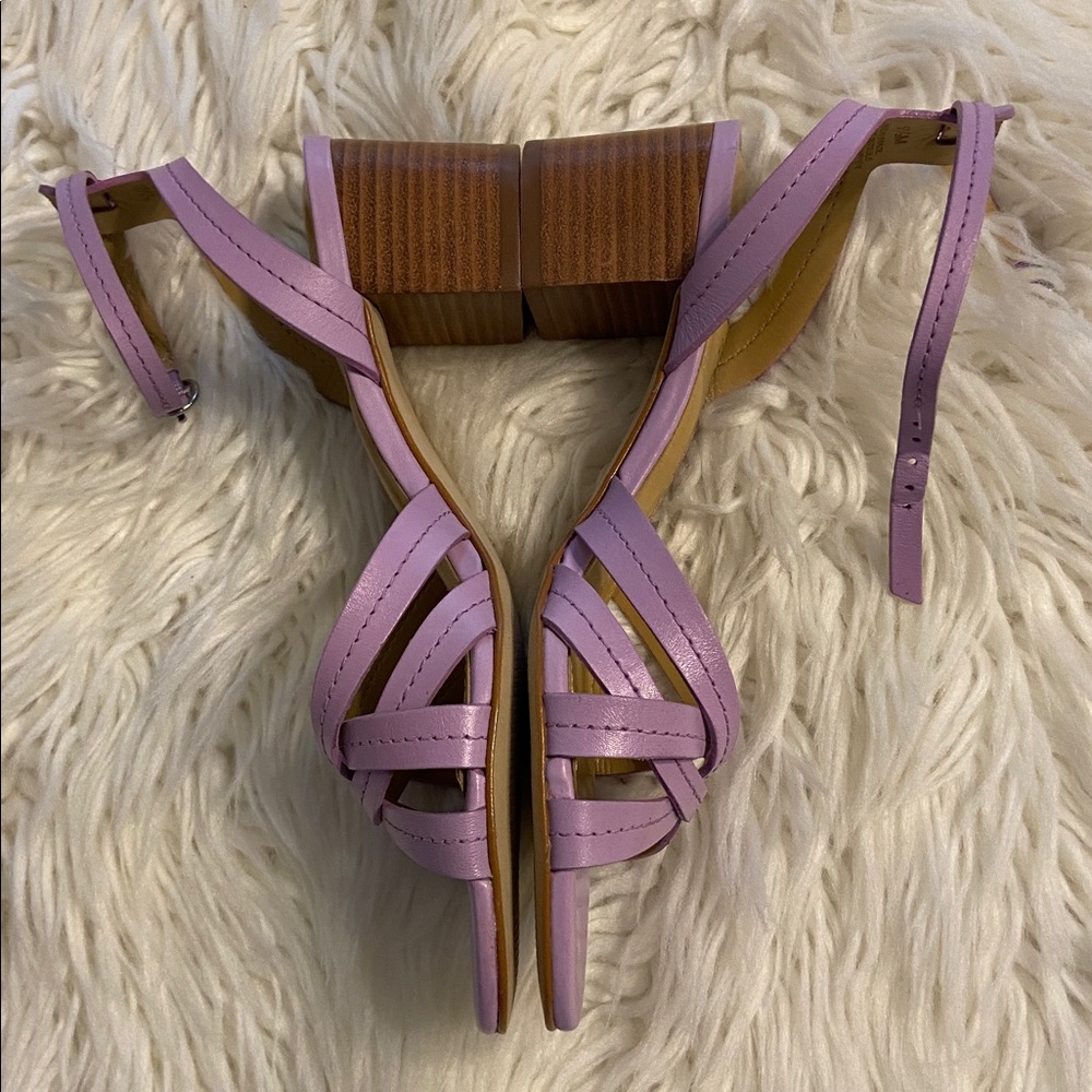 Talbots Lavender Strappy Heels size 5.5 BNWOT see all photos - Picture 6 of 8